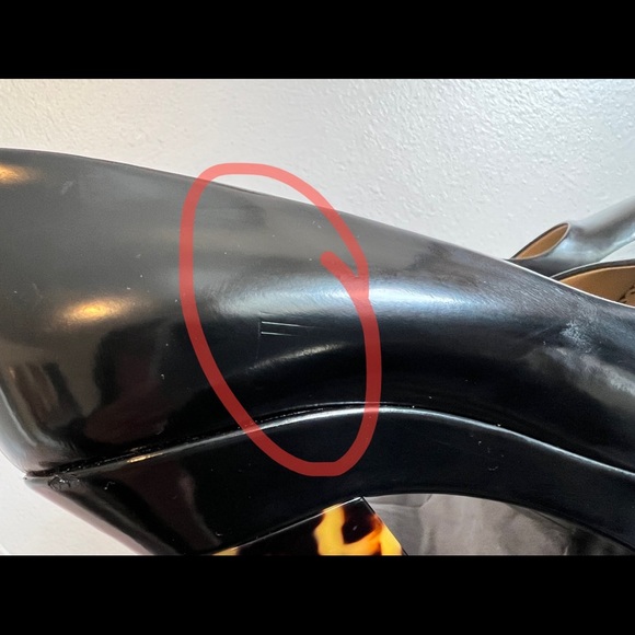 Stella McCartney Black Patent Tortoise Shell Dana Bio Pumps *FREE SHIP* - Picture 15 of 16